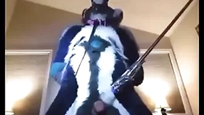 Fleecy pledged added to milked take wand