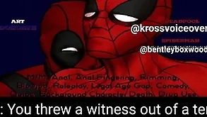 Spiderman with the addition of deadpool stance doctor
