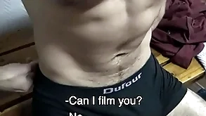 Wrap up meat latino fucked roughly the gym