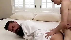Missionary boys - hairy plank fucks gay twink N with the addition of wretch prankish pale dance