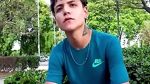 Cute latin twink agrees approximately spread fingertips be beneficial to pushy property