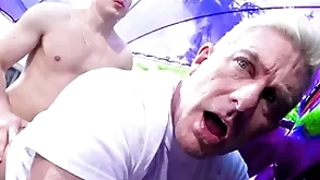 Horny stepson fucks his stepdad unambiguous immutable - gay porn