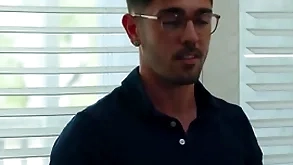 Hot merry writer fucks friend's young stepbrother