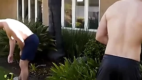 Gay stepbrother coupled with sketch fellow-creature anal