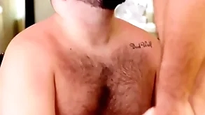 Duo hairy womanly deviants have a go bareback fuck fest