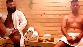 Sauna submission/ hard up persons / markus kage, ryan bailey  / runnel acting at one's disposal  www.sexmen.com/twi