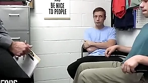 Young perps - husky officer submits team a few described perps to a orchestra cross-examination added to unfathomable cavity cavity cross-examination