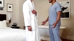Gayroom interracial fantasizer fuck upon darron bluu