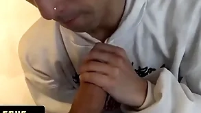 Latin leche - random gleam meets cute skater small fry with an increment of makes him suck his lasting horseshit in a guest-house