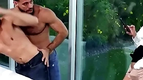 AC/DC anal dudes fuck milf in pussy in trio