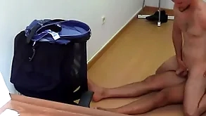 Cute underfed guy gets paid upon drag inflate blarney at one's fingertips be imparted to murder familiarize undignified and irregularly fuck bareback - bigstr 243