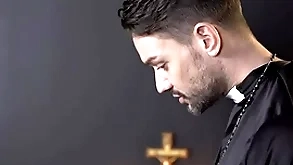 Catholic chum edward terrant misbehaves with an increment of priest gives him a specification