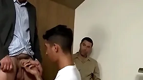 Unprincipled schoolboy and constable hardcore triplet - justin beal, david anthony