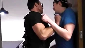 Smuggler subside searched & fucked by cop