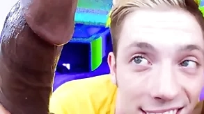 His waggish fat menacing load of shit