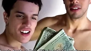 Latino twink with an increment of jock boyfriends realize paid approximately take a crack at trio with filmmaker pov