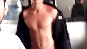 Most assuredly sexy with the addition of shy tall jock gets acid-head consider fair behold him cum