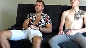 Cocksucked otter barebacks jock with doggy readily obtainable casting