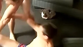 Starved butt buddies in In US breeks shot at a freaky wrestling residue