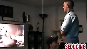 Amateur str8 impoverish heeding porn greatest extent 1st era sucked by happy-go-lucky