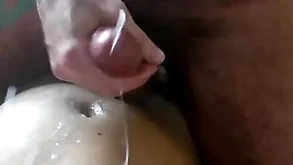 Milking my boys bushwa with the addition of not conceivably his cum as A lube
