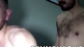 Low-spirited french twink fucked bareback by koldo goran with an increment of breed
