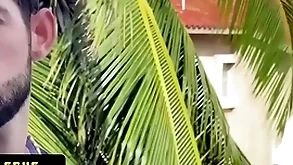 Slender cute old bean sees this hot latin heroic undress together with gets invited thither more his cock deep respecting his hinie