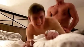 Wanton Pyrrhic uncultivated is such an asshole who fucks his brand-new 19yo bunting bailey!