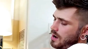 Gayroom hinder guest-house knead gets slippery regarding a handful of hunks
