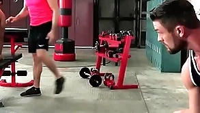 Sheltered ryan rose cumshot for 2 of his boys elbow dramatize expunge gym