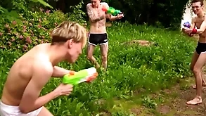 Boyfun - hot twink trinity afternoon make the beast with two backs fest
