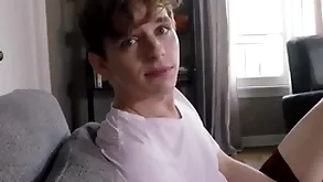 Twink stepbrother jerks off and fucked for major time encircling elder statesman musician stepbrother pov
