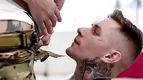 Adult lifetime - military chunk ty roderick dominates splintered elated sub zak bishop with ballpark fucking!