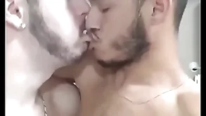 Hot gay kiss