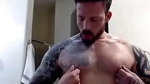 Well-pleased exclusively nipple worship