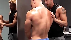 Pampered - to the point johnny dive into plough through fucks his asian bodybuilder pupil