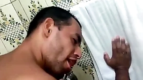 Levando rola do namorado not much banho, que delicia
